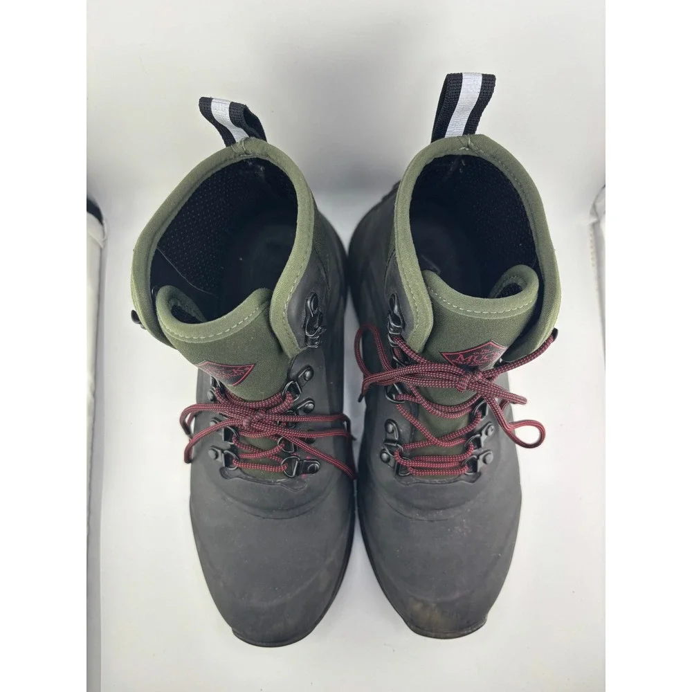 Muck Boot Company Apex Mid Waterproof Hiking Boots Mens 8 Black Olive 050021 HDI